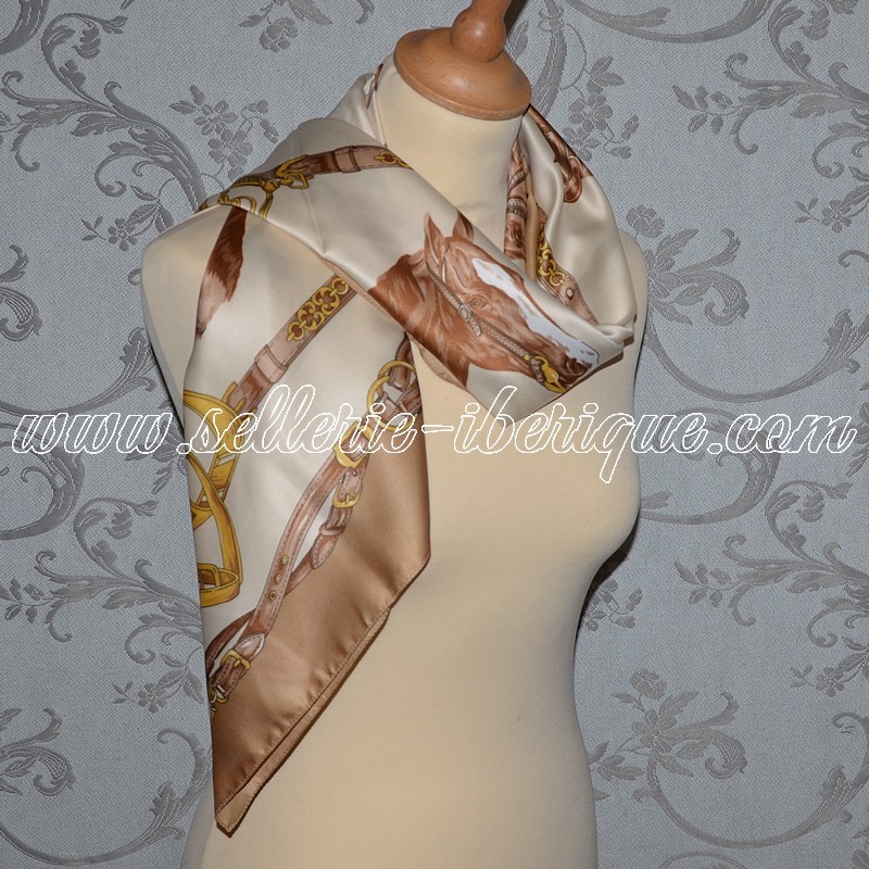 初売り FOULARD 73W9EH9 (BLANCO,EU U-(FREE サイズ)☆ - 小物