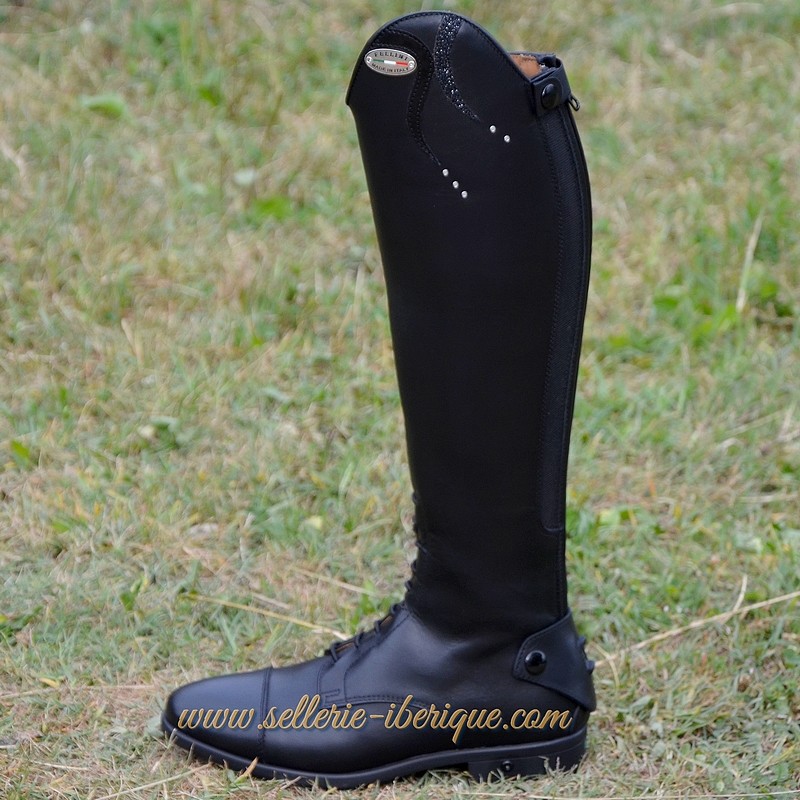 Leather riding boots Fellini - Top 1703